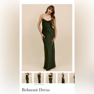 NWT Park & Fifth Co Olive Green Dress